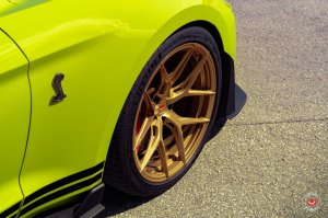 Ford Mustang Custom Wheels - S21-01 by Vossen - Satin Gold