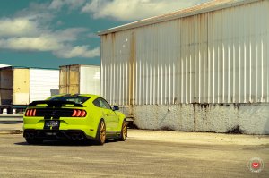 Ford Mustang Custom Wheels - S21-01 by Vossen - Satin Gold