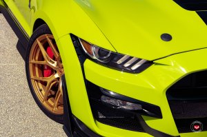 Ford Mustang Custom Wheels - S21-01 by Vossen - Satin Gold