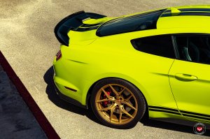 Ford Mustang Custom Wheels - S21-01 by Vossen - Satin Gold