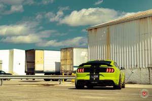 Ford Mustang Custom Wheels - S21-01 by Vossen - Satin Gold