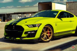 Ford Mustang Custom Wheels - S21-01 by Vossen - Satin Gold