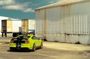 Ford Mustang Custom Wheels - S21-01 by Vossen - Satin Gold