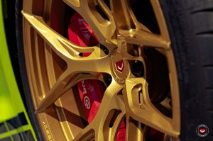 Ford Mustang Custom Wheels - S21-01 by Vossen - Satin Gold