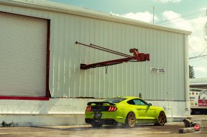 Ford Mustang Custom Wheels - S21-01 by Vossen - Satin Gold