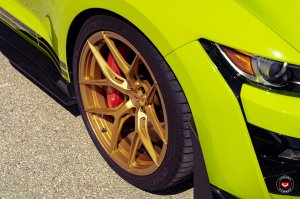 Ford Mustang Custom Wheels - S21-01 by Vossen - Satin Gold