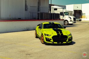 Ford Mustang Custom Wheels - S21-01 by Vossen - Satin Gold