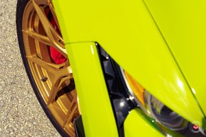 Ford Mustang Custom Wheels - S21-01 by Vossen - Satin Gold