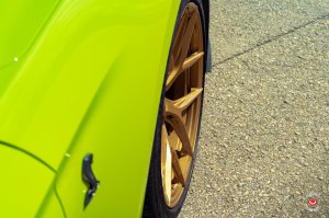 Ford Mustang Custom Wheels - S21-01 by Vossen - Satin Gold