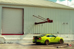 Ford Mustang Custom Wheels - S21-01 by Vossen - Satin Gold