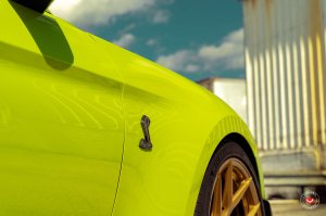 Ford Mustang Custom Wheels - S21-01 by Vossen - Satin Gold