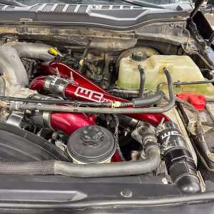 Ford F250 Upper Coolant Pipe - Wehrli - Gloss Black - `17-`24 Ford F250 Upper Coolant Pipe - Wehrli - Gloss Black - `17-`24