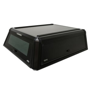 GMC Canyon Truck Cap - Westin - EXP - Textured Black - Sliding Front Glass