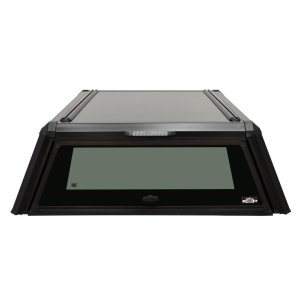 GMC Canyon Truck Cap - Westin - EXP - Textured Black - Sliding Front Glass