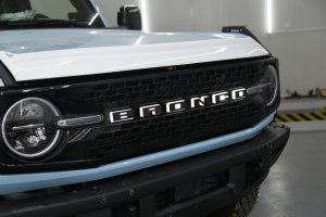 Ford Bronco Front Grille Letter Kit - LED - Illuminated - Black 