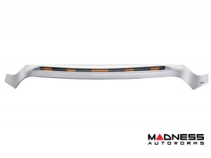 Dodge Ram 1500 Hood Shield - AVS Aeroskin Pro - Low Profile w/ Lights - Billet Silver Dodge Ram 1500 Hood Shield - AVS Aeroskin Pro - Low Profile w/ Lights - Billet Silver