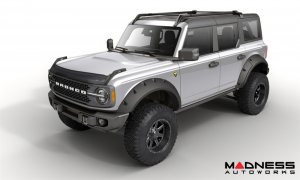 Ford Bronco Hood Shield - Aeroskin II - Low Profile - Textured Black 