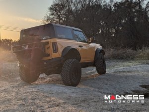 Ford Bronco Spare Tire Guard & Accessory Mount - DV8 Ford Bronco Spare Tire Guard & Accessory Mount - DV8