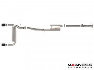 Ford Bronco Performance Exhaust System - Cat Back - Vulcan Series - Dual Exit - AFE - 3" - Black Tips Ford Bronco Performance Exhaust System - Cat Back - Vulcan Series - Dual Exit - AFE - 3" - Black Tips