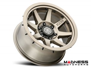 Ford Bronco Custom Wheels (1) - Rebound Pro - Bronze - 17" X 8.5 / 6 X 5.5 / 0MM / 4.75" BS - Icon 