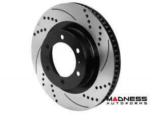 Ford Ranger Brake Conversion Kit - Wilwood AERO6-DM Front Brake Kit (Red Calipers / Drilled Rotors)