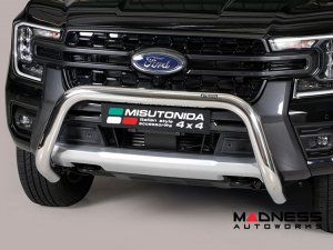 Ford Ranger Bull Bar - Medium - 76mm  - Chrome