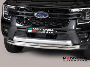 Ford Ranger Front Bumper Bar - 65mm  - Chrome