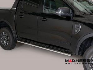 Ford Ranger Side Steps - GPO by Misutonida - Chrome