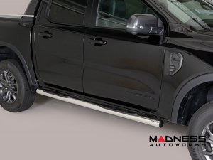 Ford Ranger Side Steps - GP by Misutonida - Chrome