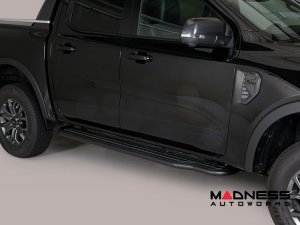 Ford Ranger Side Steps - V4 by Misutonida - Black