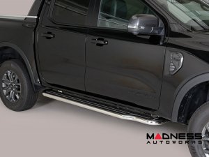 Ford Ranger Side Steps - V4 by Misutonida - Chrome