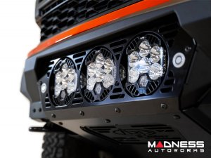 Ford Raptor Front Bumper - Bomber - Addictive Desert Designs - Baja Designs Lights - 2021 + Ford Raptor Front Bumper - Bomber - Addictive Desert Designs - Baja Designs Lights - 2021 +