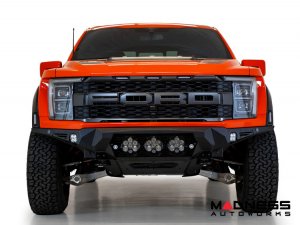 Ford Raptor Front Bumper - Bomber - Addictive Desert Designs - Baja Designs Lights - 2021 + Ford Raptor Front Bumper - Bomber - Addictive Desert Designs - Baja Designs Lights - 2021 +