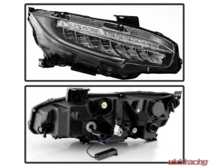 Honda Civic Headlights - SPYDER - xTune OEM LED - `16-`18