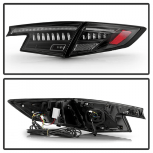 Honda Civic LED Tail Lights - SPYDER - Black - `22-`24 Honda Civic LED Tail Lights - SPYDER - Black - `22-`24