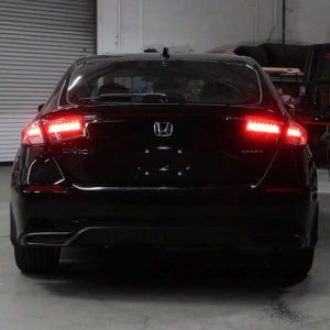 Honda Civic LED Tail Lights - SPYDER - Black - `22-`24 Honda Civic LED Tail Lights - SPYDER - Black - `22-`24