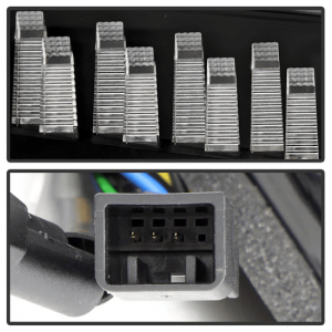 Honda Civic LED Tail Lights - SPYDER - Black - `22-`24 Honda Civic LED Tail Lights - SPYDER - Black - `22-`24