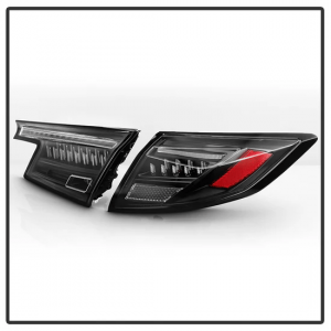 Honda Civic LED Tail Lights - SPYDER - Black - `22-`24 Honda Civic LED Tail Lights - SPYDER - Black - `22-`24