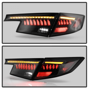 Honda Civic LED Tail Lights - SPYDER - Black - `22-`24 Honda Civic LED Tail Lights - SPYDER - Black - `22-`24
