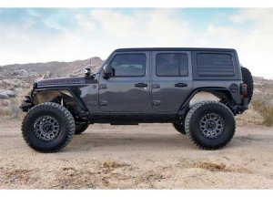 Jeep Gladiator Fenders - Front - Fabtech - Fabtech - Textured Black Jeep Gladiator Fenders - Front - Fabtech - Fabtech - Textured Black