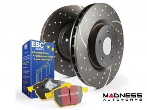 Jeep Renegade Brake Pads + Rotors - Front - S5 GD Sport Rotors - Yellowstuff Pads