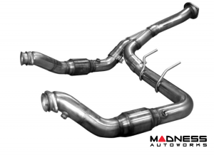 Jeep Wrangler JK Exhaust Kit- KSH - 2-1/2 inch - Y-Pipe - '07- '18