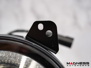 Jeep Wrangler JL Headlights - LED w/ Halos - Black Housing - 9" Jeep Wrangler JL Headlights - LED w/ Halos - Black Housing - 9"