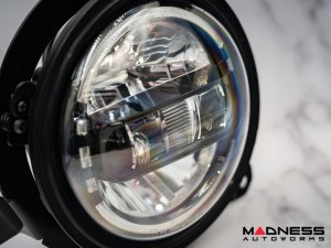 Jeep Wrangler JL Headlights - LED w/ adaptors - Black Housing - 7" Jeep Wrangler JL Headlights - LED w/ adaptors - Black Housing - 7"