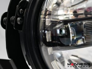 Jeep Wrangler JL Headlights - LED w/ adaptors - Black Housing - 7" Jeep Wrangler JL Headlights - LED w/ adaptors - Black Housing - 7"