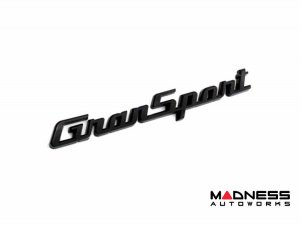 Maserati Custom Emblem - GranSport - Gloss Black Finish Maserati Custom Emblem - GranSport - Gloss Black Finish