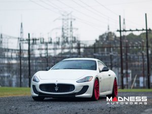 Maserati GranTurismo Custom Wheels - VPS-305T by Vossen - Red Maserati GranTurismo Custom Wheels - VPS-305T by Vossen - Red