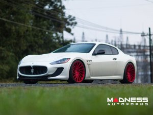 Maserati GranTurismo Custom Wheels - VPS-305T by Vossen - Red Maserati GranTurismo Custom Wheels - VPS-305T by Vossen - Red