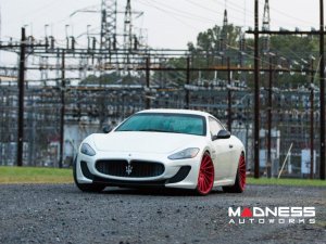 Maserati GranTurismo Custom Wheels - VPS-305T by Vossen - Red Maserati GranTurismo Custom Wheels - VPS-305T by Vossen - Red