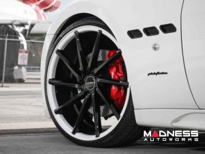 Maserati GranTurismo Custom Wheels - VPS-305T by Vossen - Black / White Maserati GranTurismo Custom Wheels - VPS-305T by Vossen - Black / White